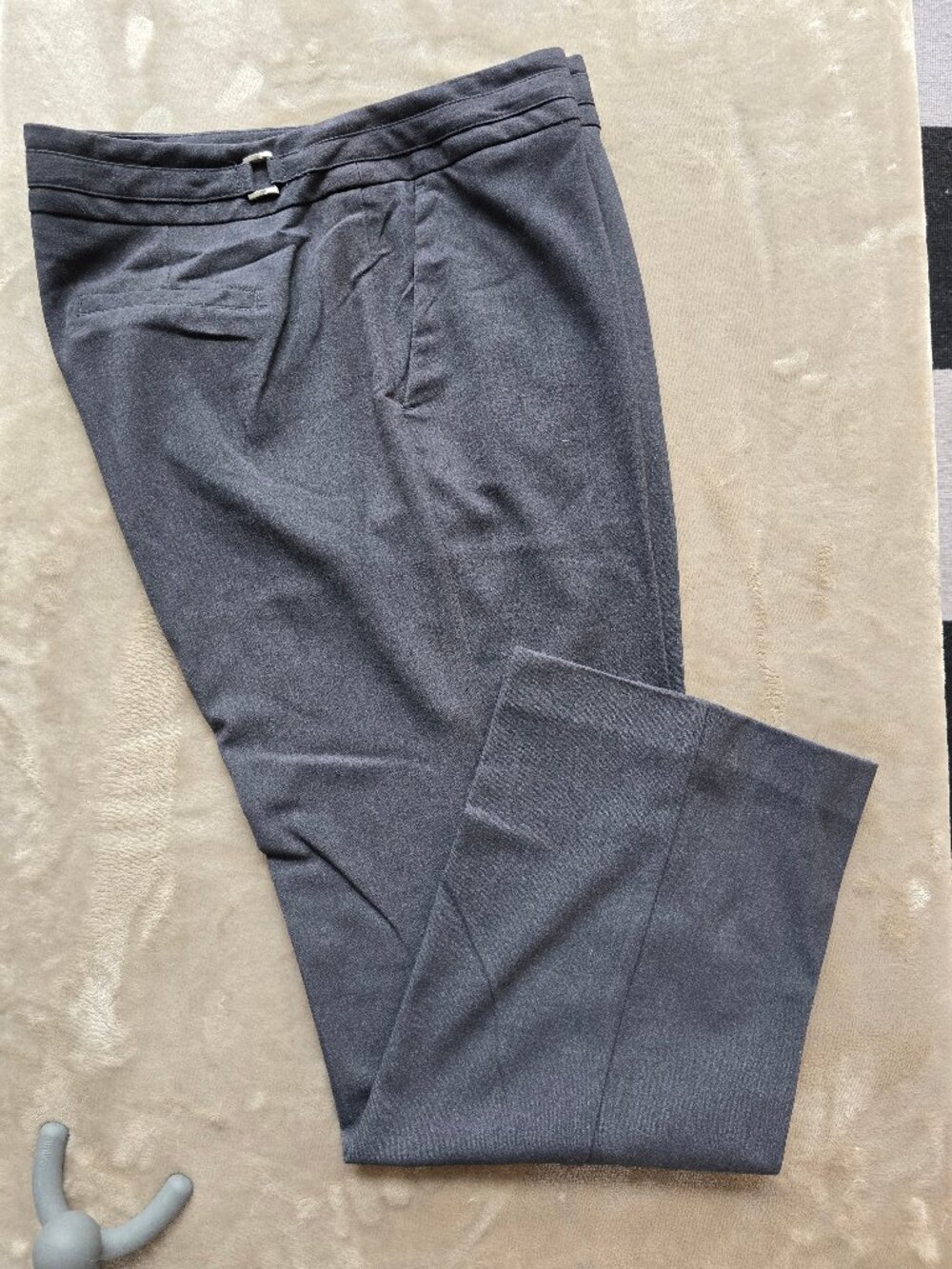 Sharagano Petite Dark Grey Comfort Waist Dress Pants / Trousers - Size 12P